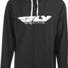 Casual FLY RACING Hoodies | Corporate Zip Up Hoodie