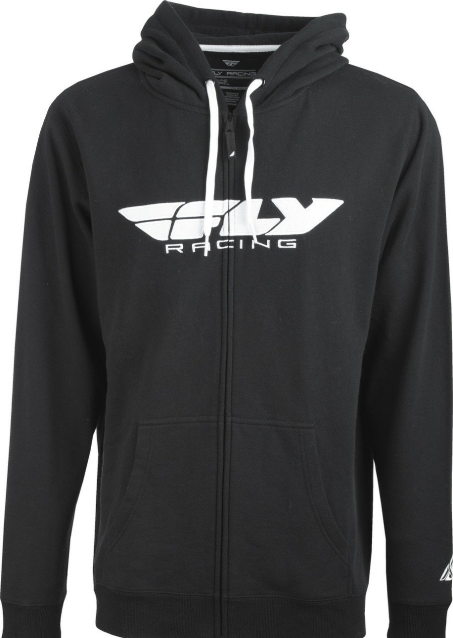 Casual FLY RACING Hoodies | Corporate Zip Up Hoodie