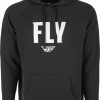 Casual FLY RACING Hoodies | Weekender Pullover Hoodie Black/White