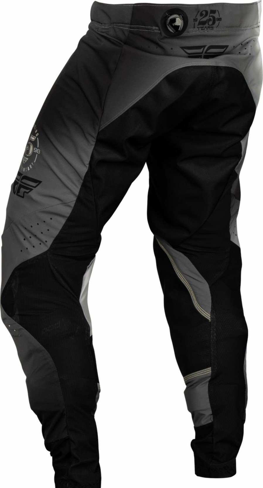 Moto FLY RACING Pants | Youth Lite S.E. Legacy Pants (2024) Light Grey/Black