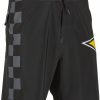 Casual FLY RACING Shorts | Rockstar Boardshorts Black/Grey