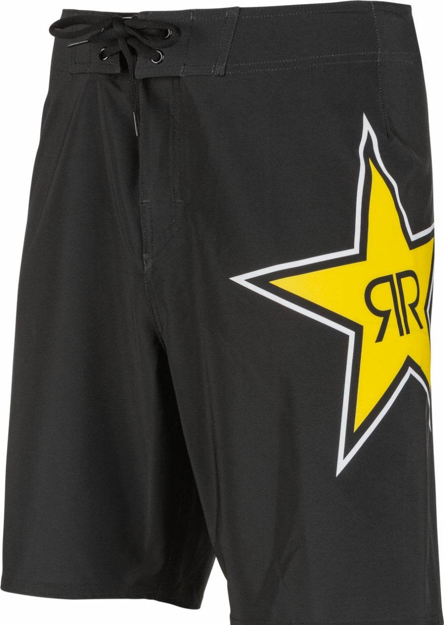 Casual FLY RACING Shorts | Rockstar Boardshorts Black/Grey