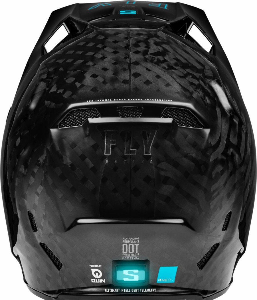 Moto FLY RACING Helmets | Youth Formula S Carbon Helmet (2024) Black