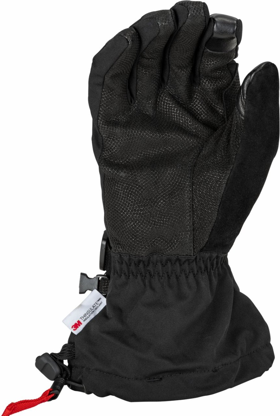 Snow FLY RACING Gloves | Title Heated Gauntlet Gloves (2024) Black