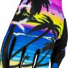 Moto FLY RACING Gloves | Lite Malibu Gloves (2024) Pink/Blue/Sand