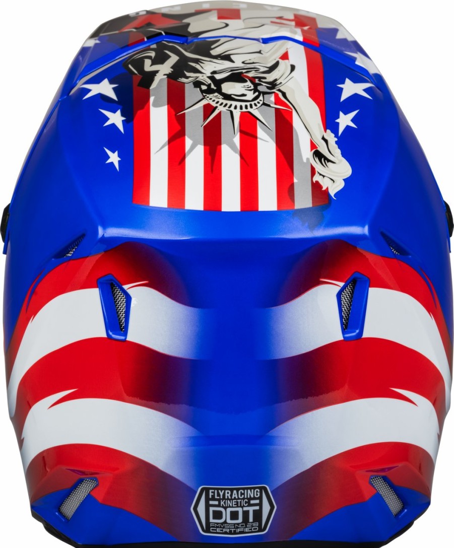 Moto FLY RACING Helmets | Kinetic Patriot Helmet